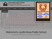 Tablet Screenshot of jyothinivasaluva.com